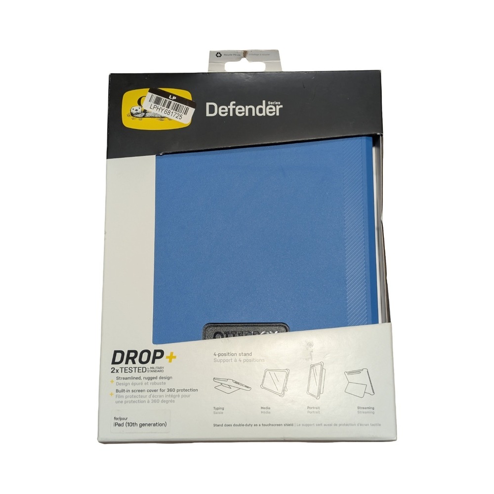 BbN OtterBox iPad 10th Generation Defender Series Case - Aqua Blue New Sealed